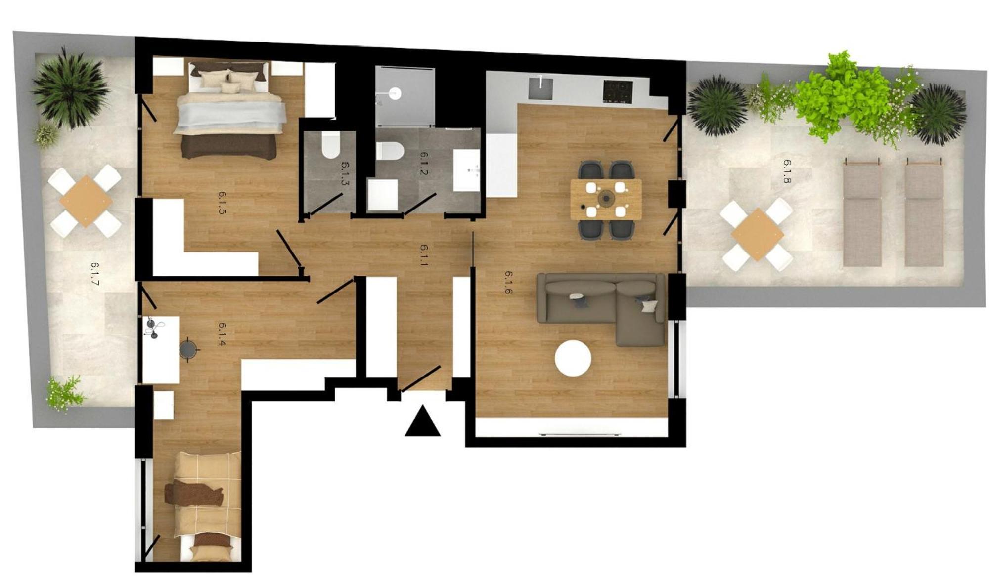 Residence Soukenicka Прага Номер фото